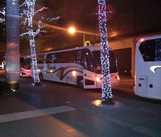 motorcoach bus trips in winter