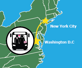 bus trips from Washington D.C. to New York City