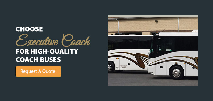 Choose Executive Coach for high-quality coach buses.