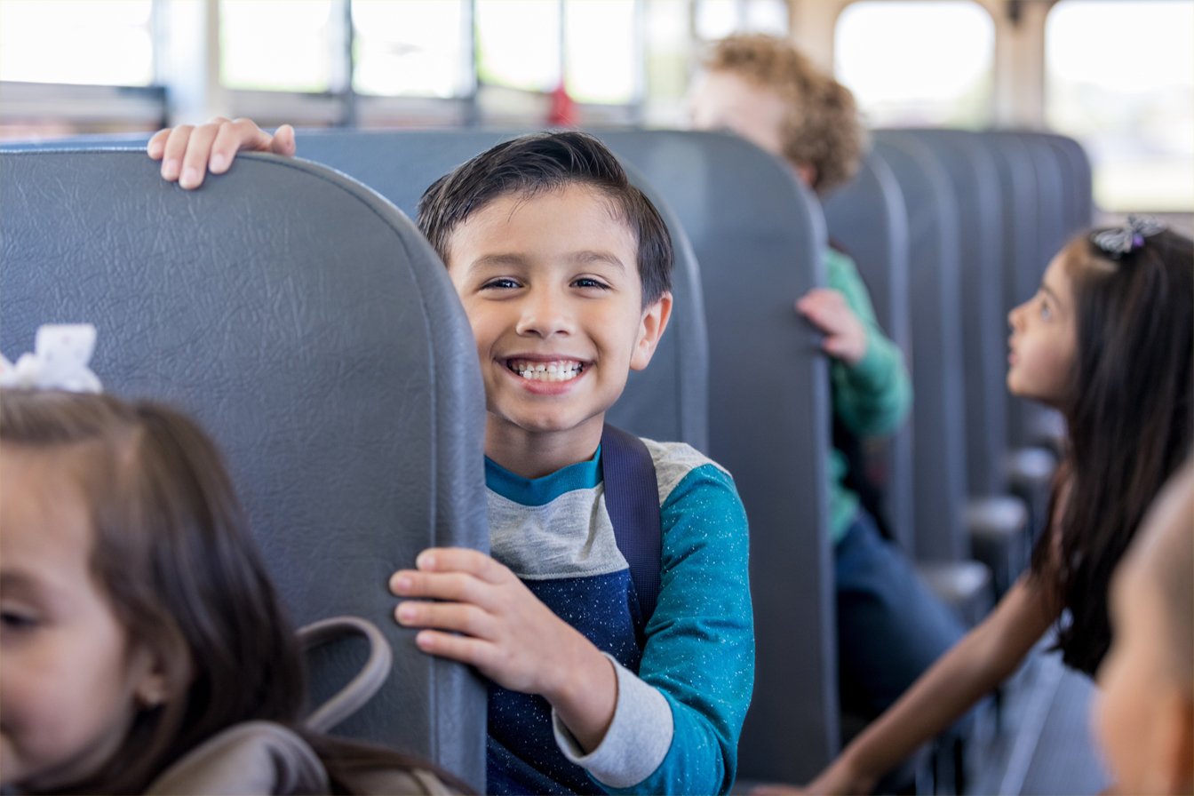 kids on bus