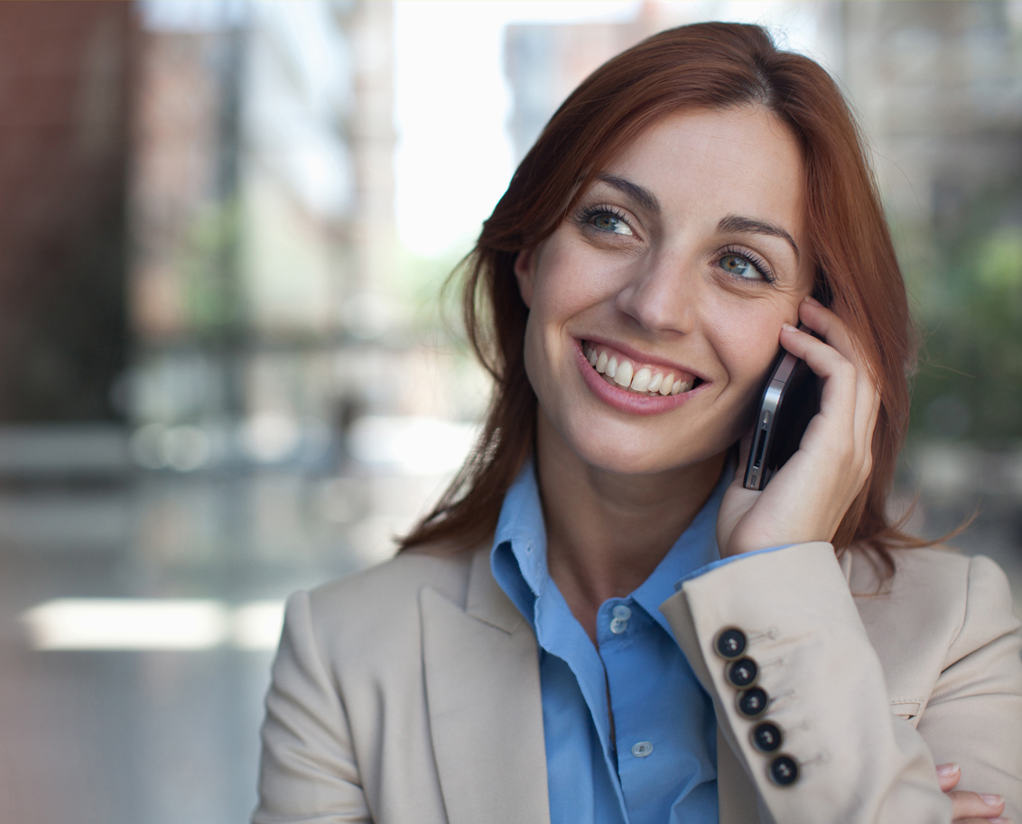 woman on the phone