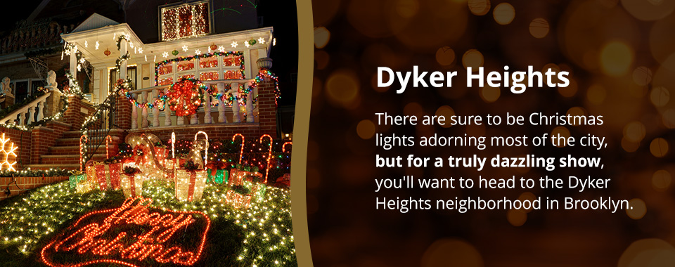 View the New York City Christmas Lights at Dyker Heights